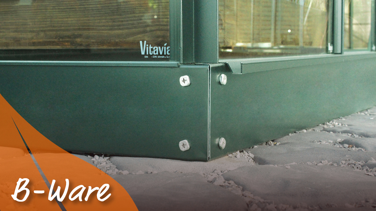 Stahlfundamentrahmen 7300 7300, Farbe: Smaragd pulverbeschichtet