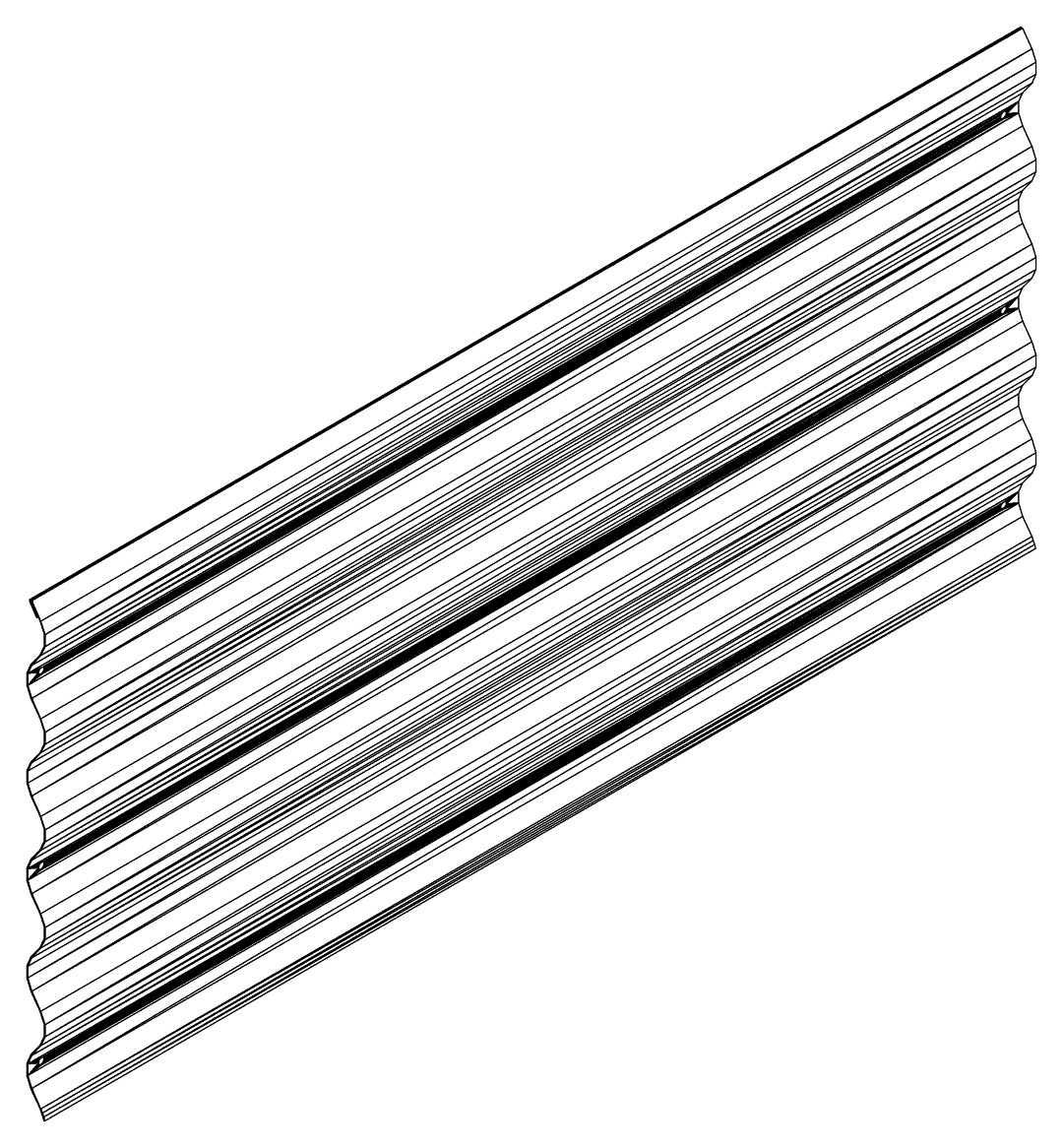 Seitenpaneel 401 Angle RC, 3305, L894, noir grey (, Farbe: Granit